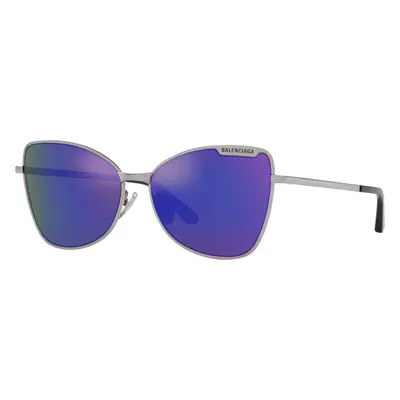 Balenciaga Woman Sunglass BB0278S - Frame color: Silver, Lens color: Purple