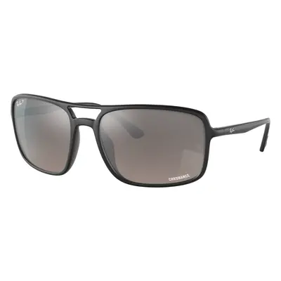 Ray-Ban Unisex Sunglass RB4375 Chromance - Frame color: Black, Lens color: Grey