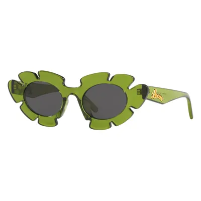 Loewe Unisex Sunglass Paulas Ibiza LW40088U - Frame color: Green, Lens color: Grey