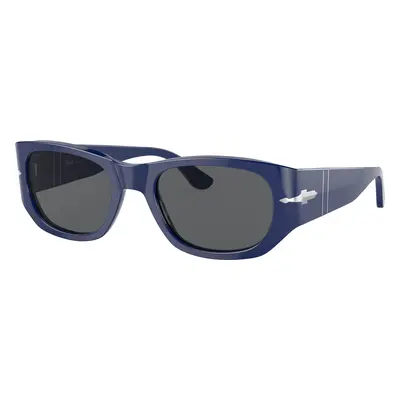 Persol Unisex Sunglass PO3307S - Frame color: Blue, Lens color: Dark Grey