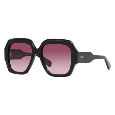 Chloé Woman Sunglass CH0154S - Frame color: Black, Lens color: Red