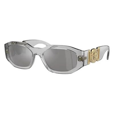 Versace Man Sunglass VE4361 Biggie - Frame color: Transparent Grey, Lens color: Light Grey Mirr