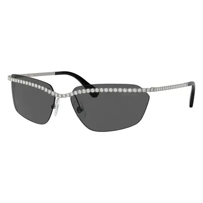 Swarovski Woman Sunglass SK7001 - Frame color: Gunmetal, Lens color: Dark Grey