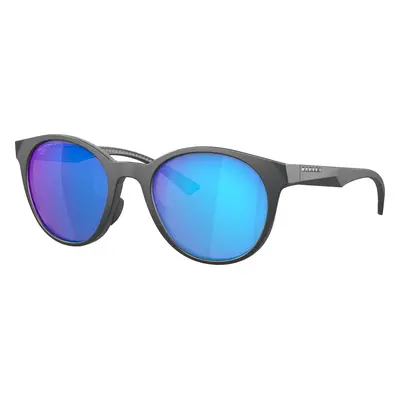 Oakley Woman Sunglass OO9474 Spindrift - Frame color: Matte Carbon, Lens color: Prizm Sapphire 