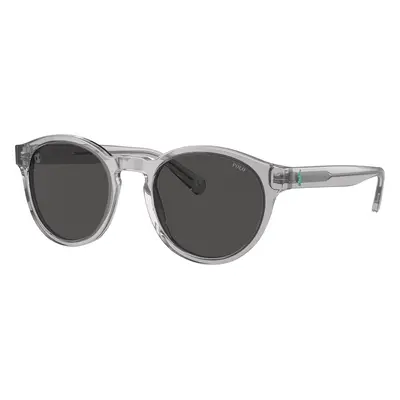 Polo Ralph Lauren Man Sunglass PH4192 - Frame color: Shiny Transparent Grey, Lens color: Dark G