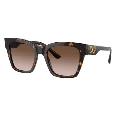 Dolce&Gabbana Woman Sunglass DG4384 - Frame color: Havana, Lens color: Gradient Brown