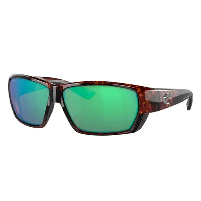 Costa Man Sunglass 6S9009 Tuna Alley - Frame color: Tortoise, Lens color: Green Mirror