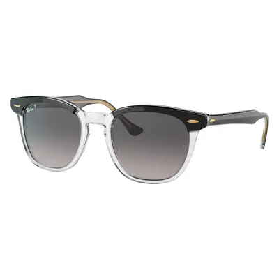 Ray-Ban Unisex Sunglass RB2298 Hawkeye - Frame color: Black On Transparent, Lens color: Grey