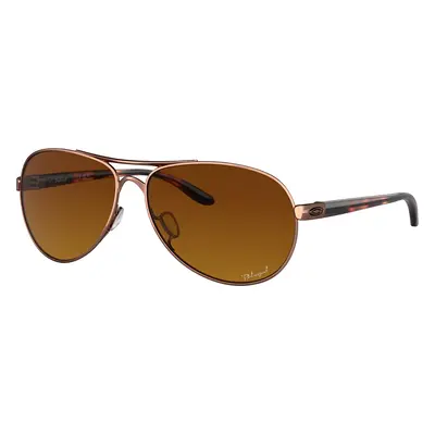 Oakley Woman Sunglass OO4079 Feedback - Frame color: Rose Gold, Lens color: Brown Gradient Pola