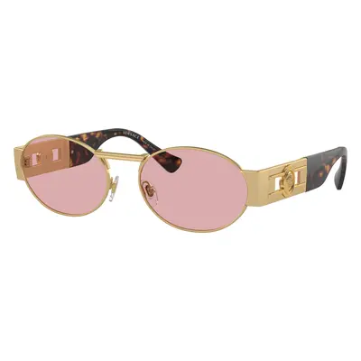 Versace Unisex Sunglass VE2264 - Frame color: Matte Gold, Lens color: Light Violet