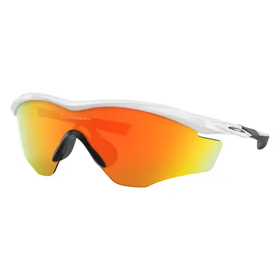 Oakley Unisex Sunglass OO9343 M2 Frame® XL - Frame color: Polished White, Lens color: Fire Irid