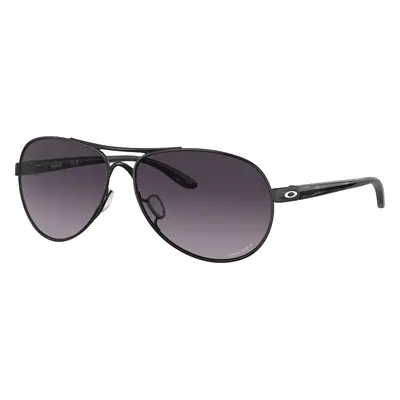 Oakley Woman Sunglass OO4079 Feedback - Frame color: Satin Black, Lens color: Prizm Grey Gradie