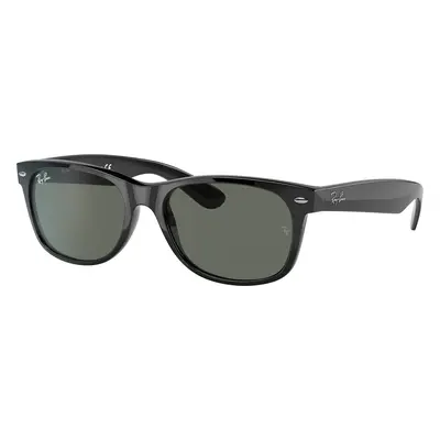 Ray-Ban Unisex Sunglass RB2132 New Wayfarer Classic - Frame color: Black, Lens color: G-15 Gree