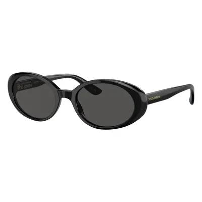 Dolce&Gabbana Woman Sunglass DG4443 - Frame color: Black, Lens color: Dark Grey