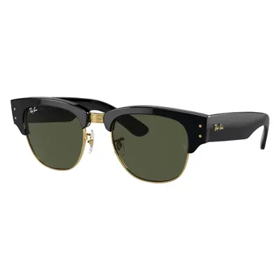 Ray-Ban Unisex Sunglass RB0316S Mega Clubmaster - Frame color: Black On Gold, Lens color: G-15 