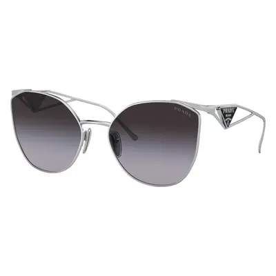 Prada Woman Sunglass PR 50ZS - Frame color: Silver, Lens color: Grey Gradient