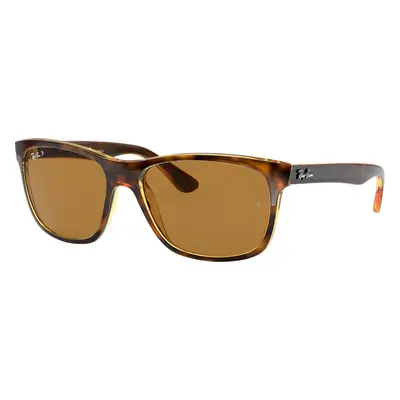 Ray-Ban Man Sunglass RB4181 - Frame color: Light Havana, Lens color: B-15 Brown