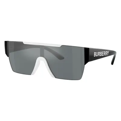 Burberry Unisex Sunglass JB4387 Kids - Frame color: White, Lens color: Grey Mirror Black