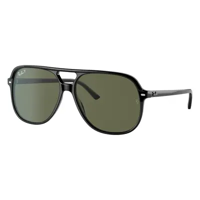 Ray-Ban Unisex Sunglass RB2198 Bill - Frame color: Black, Lens color: G-15 Green