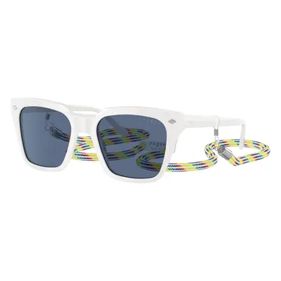 Vogue Eyewear Man Sunglass VO5380S - Frame color: White, Lens color: Dark Blue