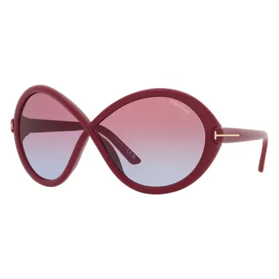 Tom Ford Woman Sunglass Jada - Frame color: Pink Shiny, Lens color: Purple