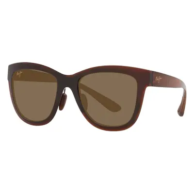 Maui Jim Woman Sunglass ANUENUE - Frame color: Brown Clear, Lens color: Bronze Polar