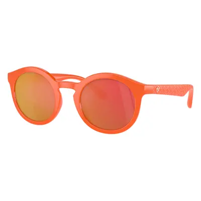 Dolce&Gabbana Unisex Sunglass DX6002 Kids - Frame color: Orange, Lens color: Dark Violet Mirror