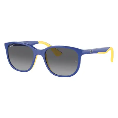 Ray-Ban Unisex Sunglass RB9078S Kids Bio-Based - Frame color: Light Blue On Yellow, Lens color: