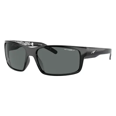 Arnette Unisex Sunglass AN4202 Fastball - Frame color: Shiny Black, Lens color: Polarized Dark 