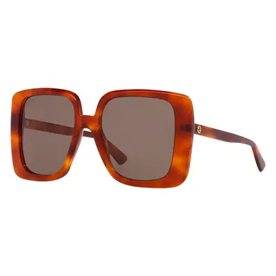 Gucci Woman Sunglass GG1314S - Frame color: Tortoise, Lens color: Brown