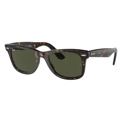 Ray-Ban Unisex Sunglass RB2140 Original Wayfarer Classic - Frame color: Tortoise, Lens color: G