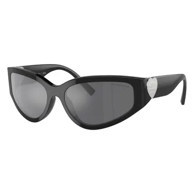 Tiffany & Co. Woman Sunglass TF4217 - Frame color: Black, Lens color: Grey Mirror Black