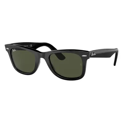 Ray-Ban Unisex Sunglass RB2140 Original Wayfarer Bio-Based - Frame color: Black, Lens color: Gr