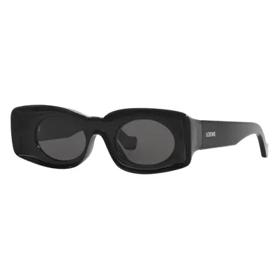 Loewe Unisex Sunglass LW40033I - Frame color: Black Shiny, Lens color: Grey