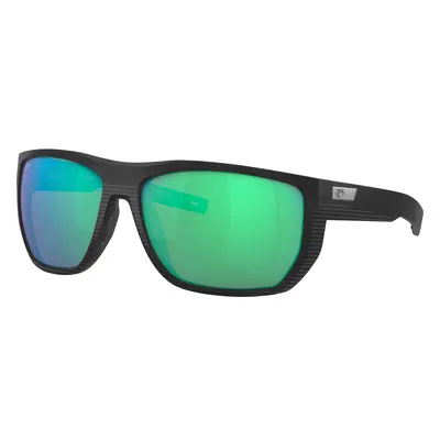 Costa Man Sunglass 6S9085 Santiago - Frame color: Net Black, Lens color: Green Mirror