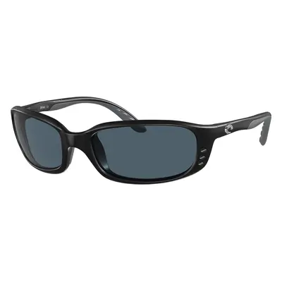 Costa Man Sunglass 6S9017 Brine - Frame color: Matte Black, Lens color: Gray