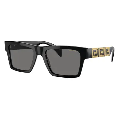 Versace Man Sunglass VE4445 - Frame color: Black, Lens color: Polar Dark Grey