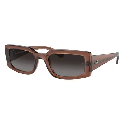 Ray-Ban Unisex Sunglass RB4395 Kiliane Bio-Based - Frame color: Transparent Brown, Lens color: 