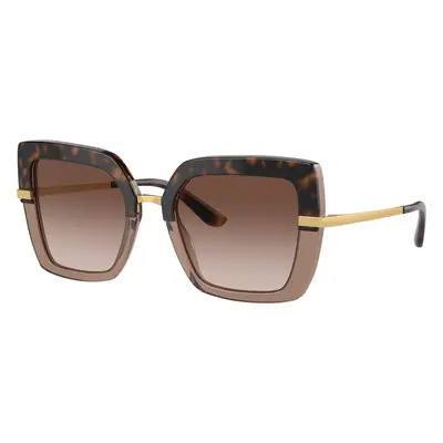 Dolce&Gabbana Woman Sunglass DG4373 - Frame color: Havana On Transparent Brown, Lens color: Bro