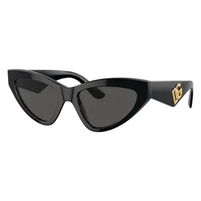 Dolce&Gabbana Woman Sunglass DG4439 - Frame color: Black, Lens color: Dark Grey