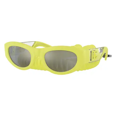 Dolce&Gabbana Man Sunglass DG6174 - Frame color: Yellow Rubber, Lens color: Light Grey Mirror S