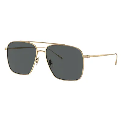 Oliver Peoples Unisex Sunglass OV1320ST Dresner - Frame color: Gold, Lens color: Midnight Expre