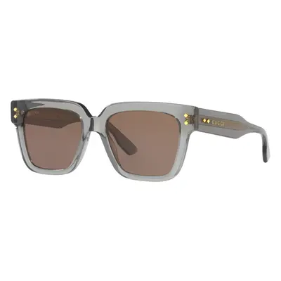 Gucci Unisex Sunglass GG1084S - Frame color: Grey, Lens color: Solid Brown