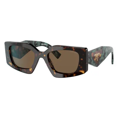 Prada Woman Sunglass PR 15YS - Frame color: Tortoise, Lens color: Dark Brown