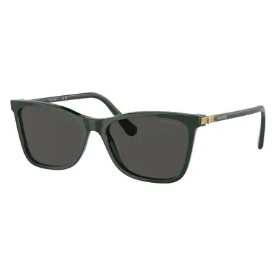 Swarovski Woman Sunglass SK6004 - Frame color: Green Emerald, Lens color: Dark Grey