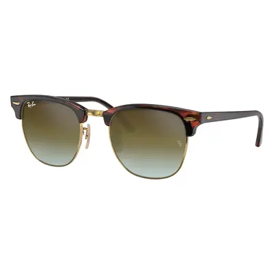 Ray-Ban Unisex Sunglass RB3016 Clubmaster Flash Lenses - Frame color: Red Havana, Lens color: G