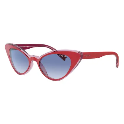 Vogue Eyewear Woman Sunglass VO5317S - Frame color: Red, Lens color: Clear Gradient Blue