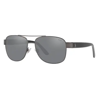 Polo Ralph Lauren Man Sunglass PH3122 - Frame color: Matte Dark Gunmetal, Lens color: Light Gre