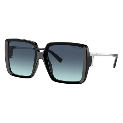 Tiffany & Co. Woman Sunglass TF4212U - Frame color: Black, Lens color: Azure Gradient Blue