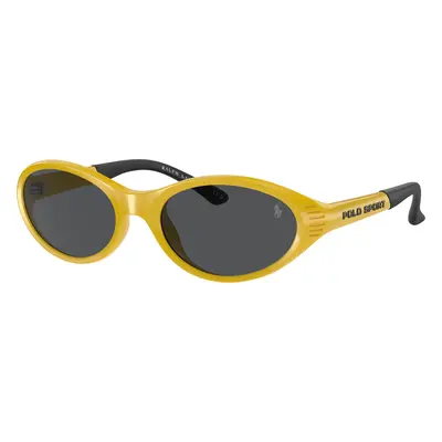 Polo Ralph Lauren Man Sunglass PH4197U - Frame color: Shiny Yellow, Lens color: Grey